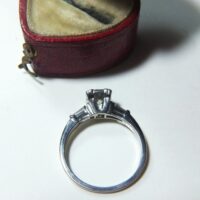 mid century diamond ring