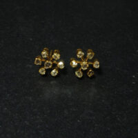 Diamond stud wedding earrings