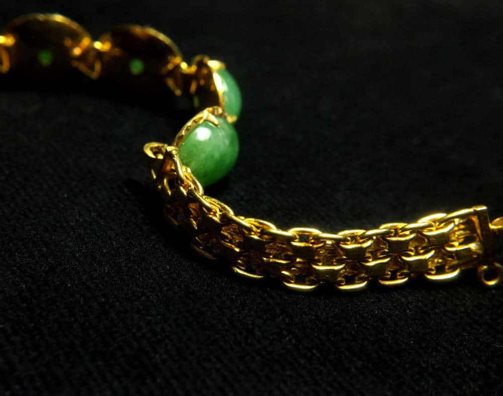 Natural Dongling jade ball twocircle hand string yellow jade bracelet   Shopee Singapore
