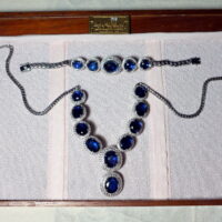blue sapphire jewelry sets