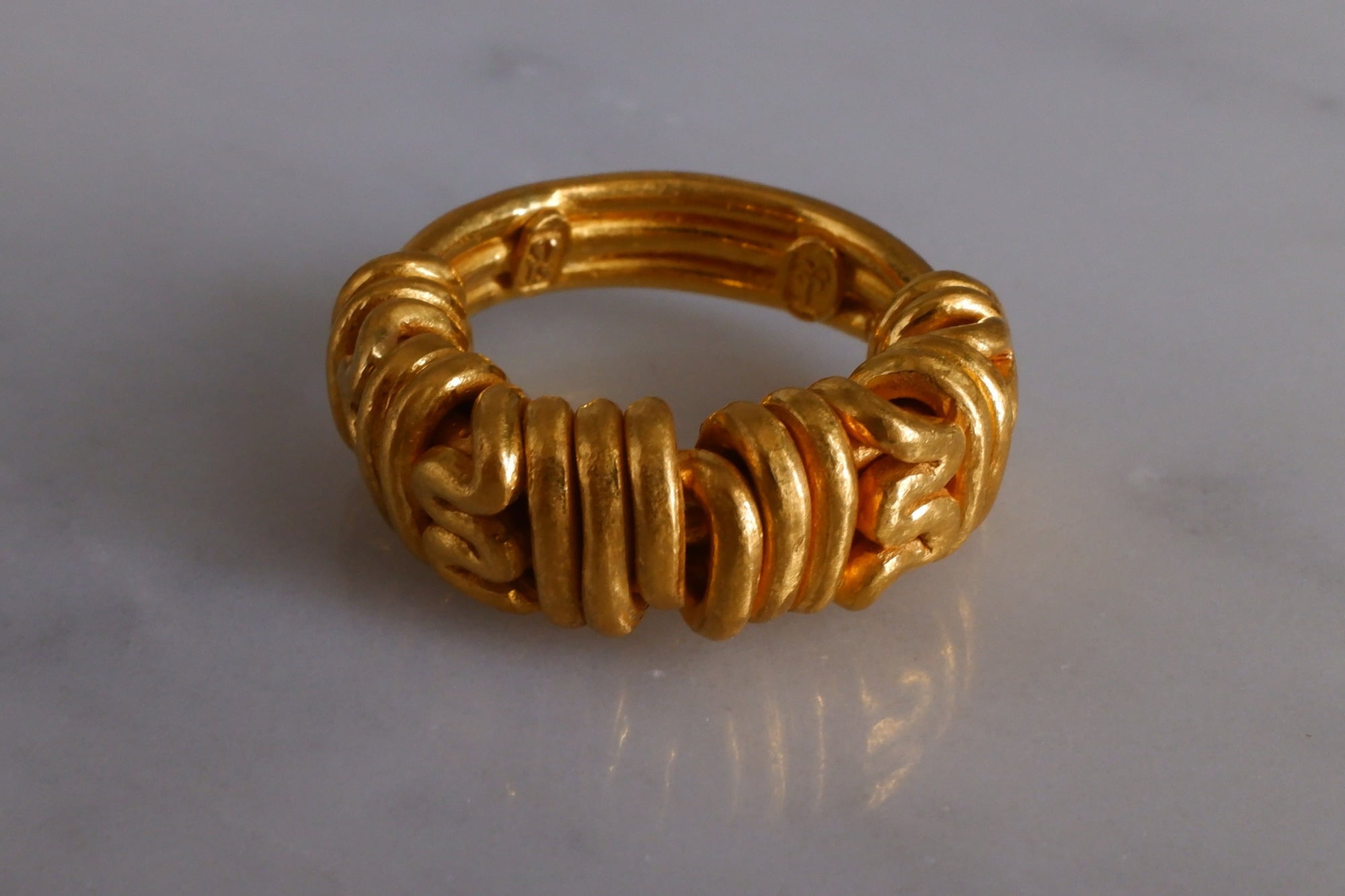 Puzzle Ring Mens, thick gold ring mens, 24k solid gold ring mens, 24k gold ring singapore, historical gold jewelry, sijs